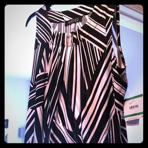 Black and white tank